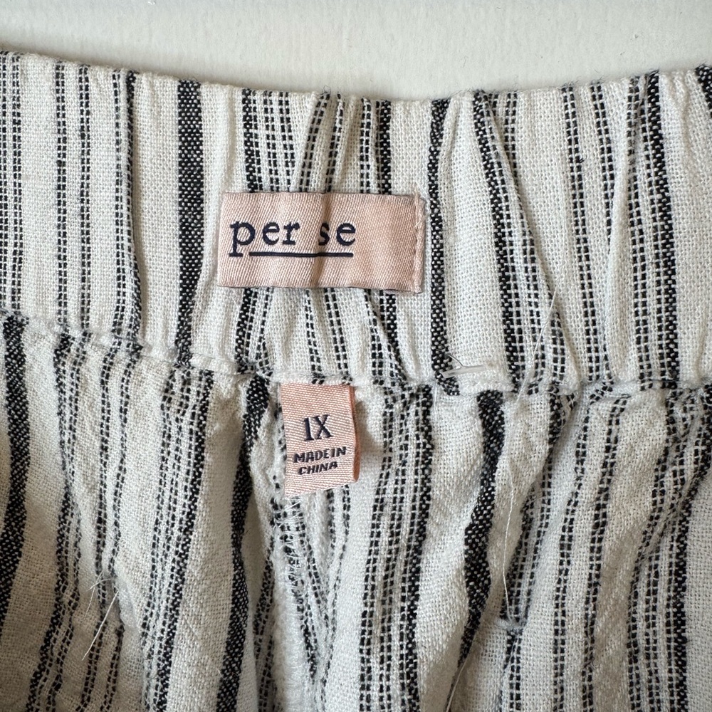 PER SE shorts - size 1x - EUC - linen - Anthropologie - Picture 3 of 3